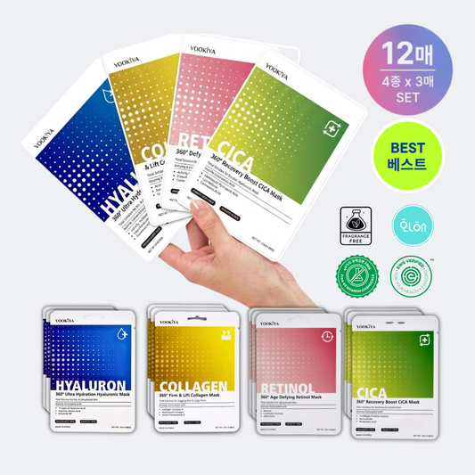 360 토탈 솔루션 마스크 (12매입)| 360 Total Solution Masks (Pack of 12)